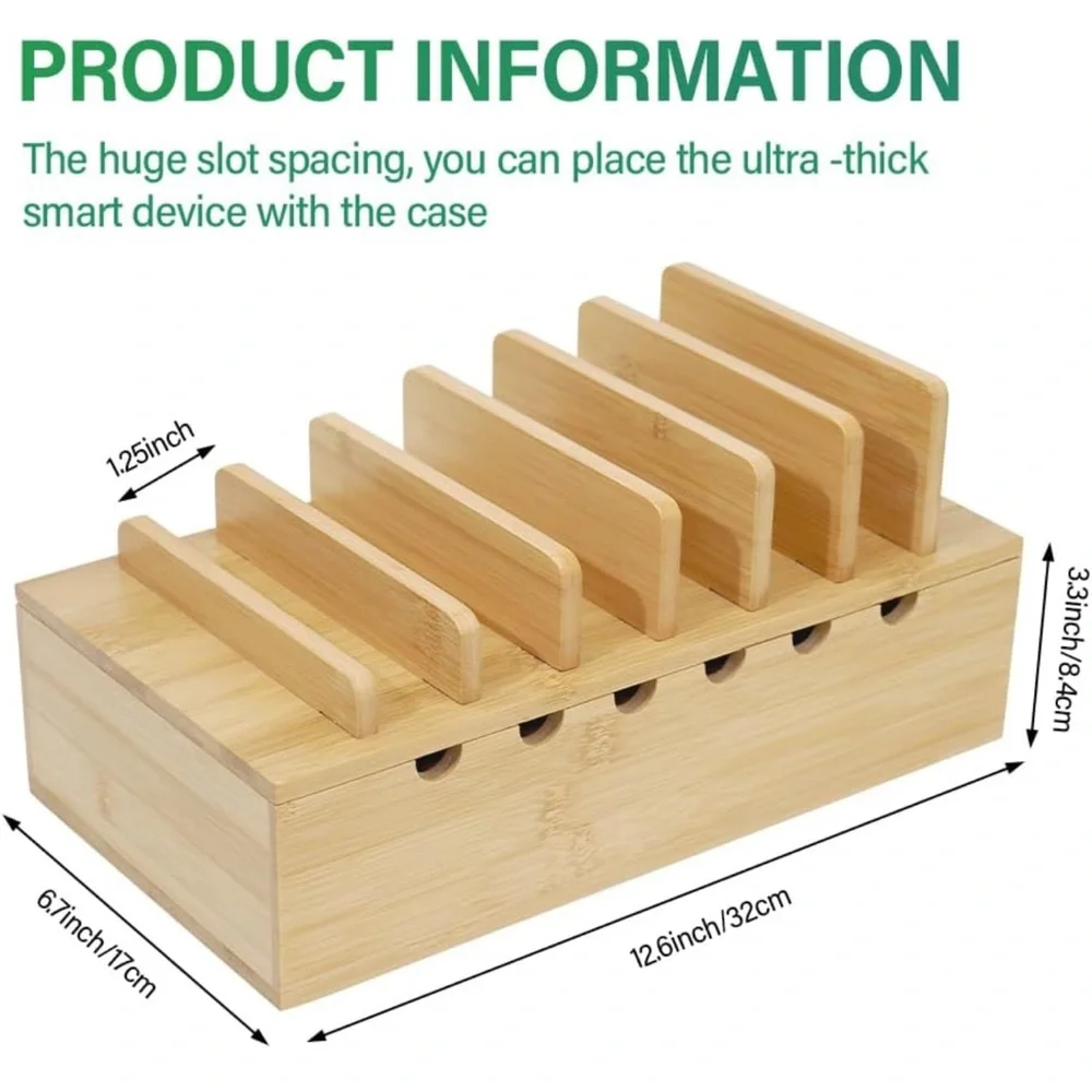 Bamboo charging station
